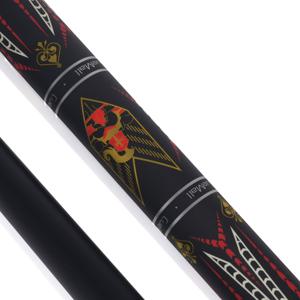 TEMU 프로페셔널 카본 파이버 풀 큐 스틱 - 13mm 팁, 유니-록 조인트, 유리 섬유 구조, 정밀함과 스타일, 독특한 디자인 - 싱글 팩