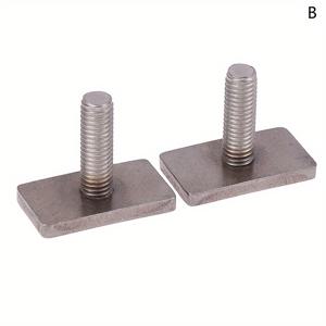 TEMU 2-Pack 스테인리스 스틸 304 T자형 볼트 루프 랙용, M8 나사산, 16mm/27mm 트레드, Rhino, Thule, Yakima, Pro Rola 자동차 루프 카고 랙 액세서리와 호환