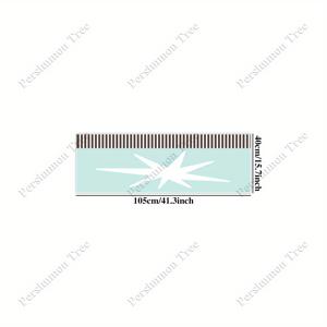 TEMU 1pc 인조 카시미어 1000G/M² 두께 1Cm 40X120Cm/15.7X47.2Inch, 별 패턴이 있는 하얀색 카펫, 부드럽고 푹신한 매트, 귀여운하고 달콤한 홈 데코 카펫, 휴일과 생일 선물에 완벽, 거실, 침실, 복도, 주방, 실내 라운지에 적합합니다.