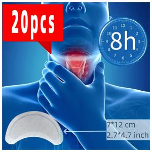 TEMU 40/20 허브 목 패치 - 식물성 진정 및 냉각, 목에 적합한 릴랙싱과 상쾌함을 주는 여름용 쿨링 패치 | 최대 12시간 착용 가능, 부모님과 친구에게 선물하기 좋음