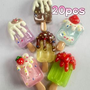 TEMU 12/20개 빛을 받는 어둠 속에서 빛나는 여름 장식 - 수지 장식, DIY 헤어 클립, 물병 및 폰 케이스에 적합