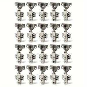 TEMU 현대적인 35mm 소프트클로즈 캐비닛 힌지 20개 세트, 매트 마감 메탈 도어 힌지, 주방 및 옷장용