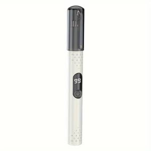 TEMU USB 충전식 코털/눈썹/귀 털 정리기, 디지털 디스플레이/라이트 베이지-친화적 터치, 고품질 제품, 남녀 공용 스타일리시 트리머, 미니 휴대용 디자인, 스테인리스 헤드, 당김 없이 사용 가능