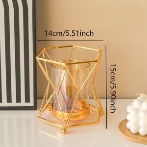 TEMU 1pc 우아한 노르딕 스타일 철 인조 꽃 바구니 - 우아한 보라색과 분홍색 꽃 장식, 거실, TV 캐비닛, 또는 식탁 중앙 장식, 가정 장식