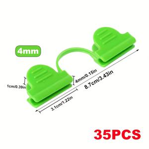 TEMU 튼튼한 플라스틱 온실 필름 클립, 4mm-5mm-6mm-7mm 파이프에 적합, 터널 및 미니 아치용, 방풍 기능