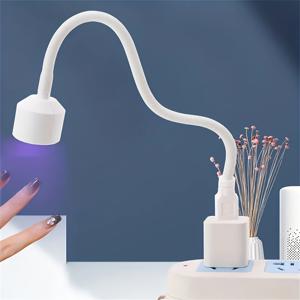 TEMU USB 네일 큐링 램프, 휴대용 젤 건조기, 빠른 건조 미니 오픈형 프레스온 네일 아트 라이트