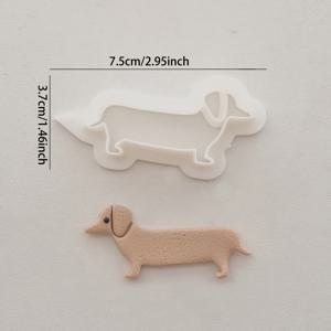 TEMU 1개/1개 크리에이티브한 만화 개 모양 대형 폴리머 클레이 커터 - 만화 개 테마의 주얼리 만들기 키트. 귀여운 대형 클레이 커터 - 캐주얼 장면 및 동물 테마 장면에 적합한 폴리머 클레이 커터. Fimo 귀걸이와 주얼리를 위한 폴리머 클레이 커터, 클레이 몰드 나이프, DIY 클레이 도구