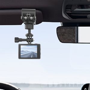 TEMU 조절 가능한 액션 카메라 자동차 마운트 베이스 클립. 자동차 카메라 마운트 홀더, DJI/Osmo/Insta360에 적합합니다.