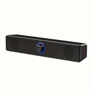 TEMU USB 및 3.5mm, 48dB 노이즈 감소, 7가지 LED 모드, 컴팩트한 블랙 디자인, PC, TV, 음악 플레이어용 듀얼 드라이브 스테레오 사운드 스피커 - USB 전원, 딜레이 없음, 고품질 오디오, 컴퓨터 스피커, 홈 오디오 설정, 세련된 오디오 기어, 내구성 있는 스피커 시스템