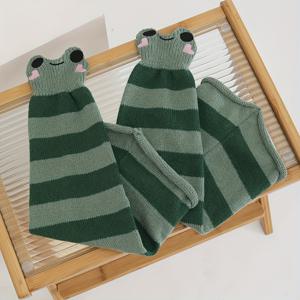 TEMU 가을 겨울 동물 거미줄 무늬 따뜻한 양말, 여성용 다목적 파티 레그워머 롱양말, 할로윈 축제 양말
