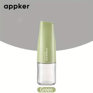 TEMU Appker 1pc 자동 개폐 올리브 오일 디스펜서 - 누출 방지 주방 오일 병, 요리 및 조미료, 샐러드 및 에어 프라이어에 적합 - 손 세척전용 가능, 화이트, 그린 및 옐로우로 제공됩니다.|에어프라이어