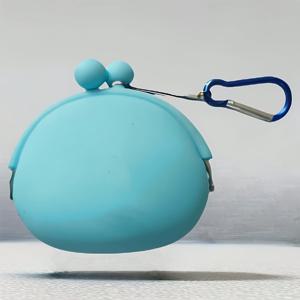 TEMU 1pc/5pcs 실리콘 개 트리트 포크, 휴대용 애완 동물 스낵 보관 가방, 누출 방지 및 접이식 디자인, 야외 훈련 및 여행을 위한 후크가 있습니다