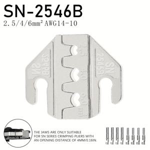 TEMU 전문 전기공의 압착 도구 키트 - 니켈 도금 합금강, 4mm 폭 슬롯 잇대 압착용 - SN-02C, 03H, 06, 06WF, 58B, 2549, 2546B