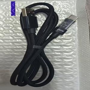 TEMU LED 디스플레이가 있는 고속 충전 USB-C 케이블, 투명 쉘 디자인 - 100-120W 출력, 36V 최대 작동 전압, 직물 커버, 매트 핏, USB-C to USB-C, 배터리 없음, 충전 케이블 | 투명 케이블 디자인 | 내구성 있는 케이블