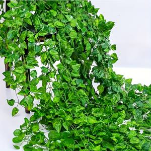 TEMU 864pcs 12pcs 야외 녹색 이브 리프 벽 걸이 장식 - 인공 시뮬레이션 녹색 - 홈 가든 웨딩 파티 DIY 원형 - 실용적인 녹색이용이 실내 및 실외 장식에 적합, 설치가 용이, 홈 장식, 정원, 웨딩 아치, 계절 봄과 여름 장식, 정원 장식에 적합