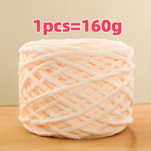 TEMU 파인 아이스 스트립 원사 - 160g 부드러운 그라데이션 컬러, 단일 가닥 중간 무게, 슬리퍼, 담요, 매트, 스카프, 가방을 크로셰 및 뜨개질하기에 완벽함 - 40가지 이상의 생동감 있는 색상으로 제공됨, 장식 프로젝트용 | 창의적인 공예 재료 | 복잡한 패턴, 뜨개질 액세서리 및 용품