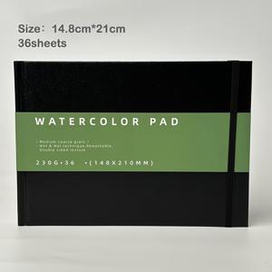 TEMU 수채화 스케치북 패드, 110 lb, 230 GSM, 콜드 프레스, 44 페이지, 산성 방지 종이, 9x12 인치, 수채화 기법 및 혼합 미디어 프로젝트용 필수품