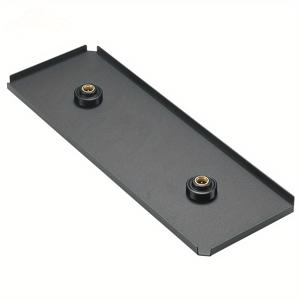 TEMU 1pc 반 단위 스토브 랙 플레이트, 두 스토브와 가스 탱크에 연결할 수 있습니다, 더블 스토브 고온 방지 다목적 IGT 단위 플레이트, 미세 철로 만든 원피스 몰딩, 표면에 고온 스프레이, 야외 캠핑, 바베큐 및 피크닉에 적합합니다