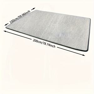TEMU 고품질의 올 시즌 보온 캠핑 매트, 대형 240X240Cm/94.49X94.49In, 내구성이 뛰어난 알루미늄 포일 및 EPE 직물로 제작되었습니다. 휴대용으로 접을 수 있는 야외 피크닉 매트로, 방습 및 청소가 용이하며, 기계 세척 가능, 다양한 크기로 캠핑, 피크닉, 휴일에 적합합니다.