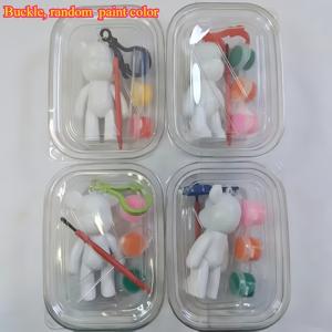 TEMU DIY 공예 키트 - 4개의 인형 열쇠고리, 플라스틱 소재 - 창의력과 손재주 향상|인형키링|바비인형
