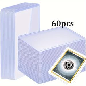 TEMU 1세트 PVC 탑로더 카드 홀더, 3