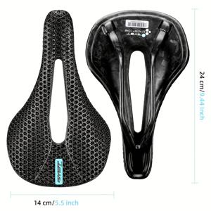 TEMU RYET 3D 프린트 자전거 탄소 시트 140mm 143mm 슈퍼 라이트 로드 MTB 레이스 시트 자전거 시트 쿠션 사이클링 시트 부품|자전거