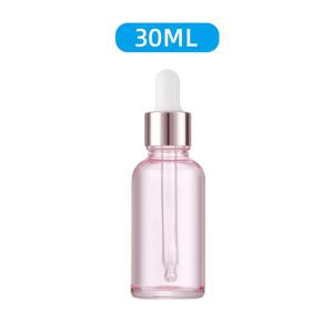 TEMU 20개 피치 핑크 유리 드로퍼 병, 로즈 골든 캡, 에센셜 오일 디스펜서, 세럼 비알, 유리 피펫이 있는 메이크업 여행용 컨테이너 세트, 마사지 오일 및 액체 보관용