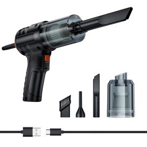 TEMU 1개 3-in-1 휴대용 무선 핸드헬드 진공 청소기, 2400mAh/3500Pa 흡입력/40dB 소음, 온도 보호 기능, 충전식 리튬 배터리 18650 시리즈, 자동차, 사무실, 가정용