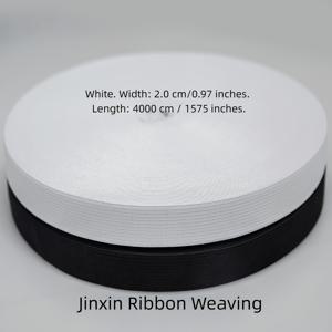 TEMU 40m/개 세탁 탄성 밴드, 평평한 고무 밴드, 탄성 리본, 허리 벨트 탄성 코드, 수제공예 공급품, 수제공예 용품 및 공급품