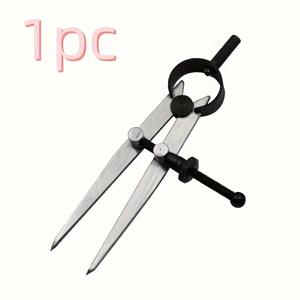 TEMU 스틸 윙 디바이더 컴퍼스, 조절 가능한 회전 도구, 1개 가죽 공예 가장 마킹 스페이서, DIY 소가죽 가죽 드로잉 공예 도구
