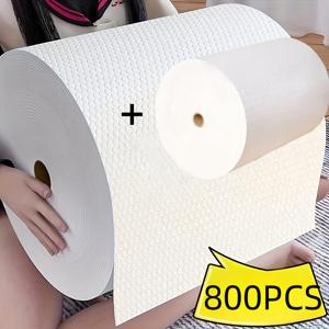 TEMU 800/400개 헤비듀티 일회용 청소 천 - 초대형 두꺼운 폴리에스터 주방 타월, 가정 및 야외 사용 가능 - 건식 & 습식 다목적 식기 수건, 내구성 강한 흡수력, 실용적인 디자인, 고흡수 소재, 집안일 필수품, 튼튼한 구조, 바쁜 가정을 위한 효율적인 물걸레|물티슈|식기건조기