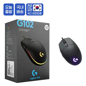 TEMU 로지텍 G102 2세대 유선 게이밍마우스 게임용 게임 컴퓨터 사무용 병행 정품