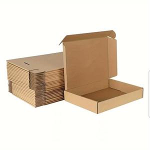 TEMU 10pcs 12*9*2 인치 익스프레스 상자, 골판지 상자, 상업용 포장, 선물, 의류, 문서, 대형 포장 상자에 사용됩니다