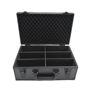 TEMU 대용량 6칸 카드 보관함 - CSG/CCG/PCS/TCG 및 기타 수집 가능한 카드 보관 상자, 잠금 기능이 있는 알루미늄 합금 카드 박스, 야구 카드 폴더, 스포츠, 농구, 애니메이션 카드, 게임 카드에 적합 - 수집가에게 꼭 필요한 아이템