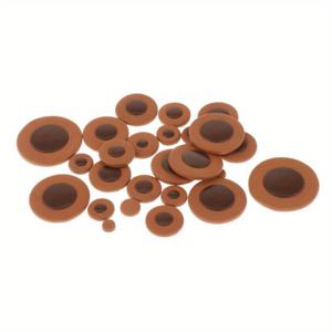TEMU 알토/소프라노/테너 색소폰용 고품질 패드 - 목관 악기 유지보수 및 DIY 애호가를 위한 내구성 있는 인조 가죽 혼합 색상 교체 패드, 색소폰 액세서리