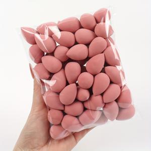 TEMU 미니 60 메이크업 스펀지, 파운데이션 혼합용 뷰티 스펀지, 액체, 크림 및 파우더 완벽, 멀티 컬러 메이크업 스펀지, 라텍스 프리 건식 및 습식 파운데이션 메이크업, 모든 피부 타입에 적합
