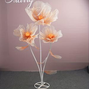 TEMU 인공 양귀비 꽃 3pcs