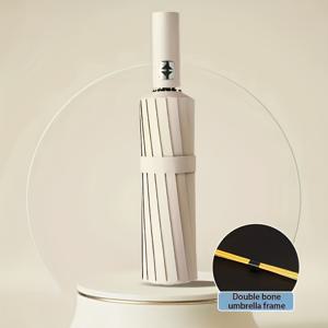 TEMU 인상적인 강력한 바람에 내는 24뼈 자동 오픈 우산 - 남성용 세련된 디자인, 자외선 차단, 데이, 세인트 패트릭 데이, 어머니의 날, 할로윈, 크리스마스에 이상적인 선물