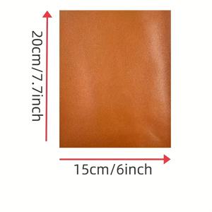 TEMU 랜덤 첫 번째 레이어 컬러 스퀘어 가죽 수제 DIY 가죽 수리 장식 가죽 무작위 두께 1.0-1.8 색상 및 무늬 선택 없이 랜덤 배송 6개