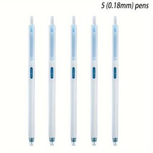 TEMU 0.18mm/0.28mm/0.38mm 미세 도트 잉크 볼펜, 빠른 건조, 보관 가능, 가벼운 무게, 액상 잉크, 플라스틱 소재, 학생 및 사무용 적합