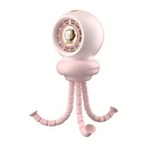 TEMU KINYILO 미니 휴대용 선풍기 - 4단 속도, 3600mAh 충전식 배터리, 자동차 시트, 트레드밀, 여행 냉각을 위한 유연한 삼각대 스탠드 | USB 충전이 가능한 경량 플라스틱 디자인, 여행 냉각 솔루션 | 조절 가능한 선풍기 각도 | 소형