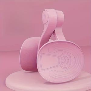 TEMU 1pc Kegel 골반 바닥 근육 트레이너 - 핑크, 무릎 톤업 및 여성 강화 장치, PP 소재, 홈 체육관 피트니스 장비, 골반 바닥 강화 장치