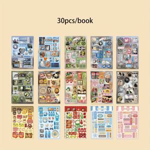 TEMU 1Book 스티커, 드림 책 시리즈 스티커 책, 손수작업 DIY 콜라주 장식용 종이, 절단 액세서리, 노트북 스티커, 다중 장면 휴대폰 케이스, 물병, 스티커, 사진 앨범, 일기, 쓰레기 일기 스티커, 미술 및 손수작업 장식 스티커, 두꺼운 스티커 절단