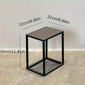 TEMU 노르딕 스타일 모던 메탈 코너 식물대 - 실내/외부 사용 가능한 공간 절약형 디자인, 튼튼한 다층 화분 선반, 소파 사이드 테이블 및 발코니 장식용, 현대적인 철제 아트, 디자인, 우아한 심플함, 내구성 있는 구조