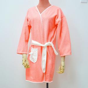 TEMU 여성용 초경량 마이크로파이버 파인애플 프린트 긴팔 목욕가운 - 부드럽고 흡수력 좋은 크로스 타이 허리 & 포켓, 편안한 플러시 홈웨어, 스파 가운, 캐주얼 홈복, 모던 디자인, 내구성 있는 소재, 고품질 릴랙스웨어, 휴식의 선택