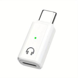 TEMU USB C 남성에서 L 여성으로 이어지는 헤드폰용 오디오 어댑터, Iphone 16, 15, Ipad 및 Samsung 이어폰과 호환됩니다.