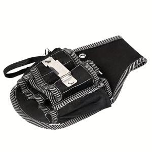 TEMU 다양한 포켓이 있는 내구성 있는 블랙 나일론 도구 벨트 - 전기 기술자, 목수 및 DIY 열혈 팬을 위한 이상적인 도구 벨트, 스크루 드라이버 키트 홀더, 다기능 허리 포켓 케이스, 도구 정리함 | 조절 가능한 스트랩 벨트 | 내구성 있는 직물 벨트, 도구 벨트