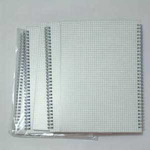 TEMU 5pcs 스피럴 노트북 세트 - A6, A5, B5, A4 크기, 평범한 종이 페이지, 수평 선 및 그리드, 비즈니스, 학습, 일기, 사무실 및 학생 사용을 위한 사무실 용품 | 정리된 작업 공간 | 내구성 있는 스피럴 바인딩, 노트북 정리기