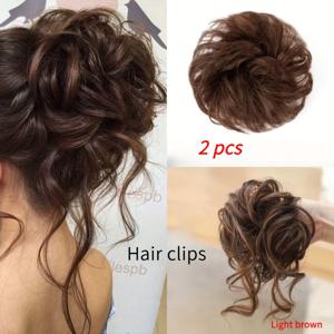 TEMU 2pcs 우아한 갈색 검은 아크릴 헤어 타이 - 분대 및 하이 포니에 적합, 일상적인 착용을 위한 세련된 웨이 액세서리, 세련된 헤어 액세서리 | 우아한 헤어 타이 | 내구성 있는 헤어 타이, 헤어 타이