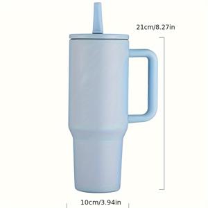TEMU 40oz 스테인리스 스틸 회전 뚜껑 여행 머그컵 - BPA 프리 보온 보냉 병, 캠핑 및 차량용, 사무실 사용 가능, 손세척 전용, 크리스마스 선물 아이디어, 여행 커피 머그, 슬림한 디자인, 내구성 있는 재질, 자동차 컵, 현대적인 음료 용기, 야외 활동 애호가를 위한 재사용 가능한 물병